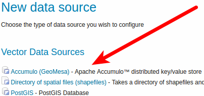 Registering new Data Store