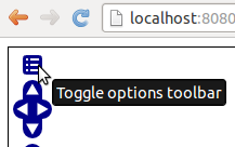 Open GeoServer Toggle Options Toolbar